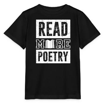 Read more Poetry Poetry Poems Poets - Stanley/Stella MINI CREATOR Kids’ T-Shirt - black - Front - Mikhail (115cm)