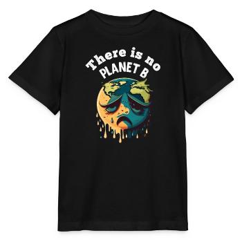 Il n’y a pas de Planète B Earth Day Mission Erde - T-shirt bio MINI CREATOR Stanley/Stella Enfant - noir - Devant - Mikhail (115cm)