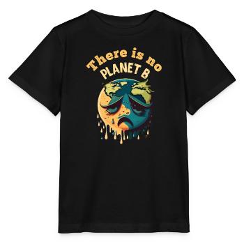 Il n’y a pas de Planète B Earth Day Mission Erde - T-shirt bio MINI CREATOR Stanley/Stella Enfant - noir - Devant - Mikhail (115cm)