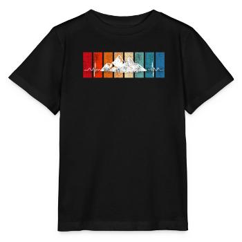 Summit Sports Mountaineers Summit Hikers Hiking - Stanley/Stella MINI CREATOR Kids’ T-Shirt - black - Front - Mikhail (115cm)
