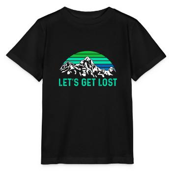 Lets be lost funny Hiking Hiking - Stanley/Stella MINI CREATOR Kids’ T-Shirt - black - Front - Mikhail (115cm)
