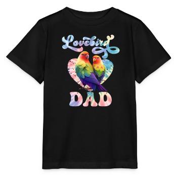 Love Birds Lovebird Papa Bird Friend Men - T-shirt bio MINI CREATOR Stanley/Stella Enfant - noir - Devant - Mikhail (115cm)