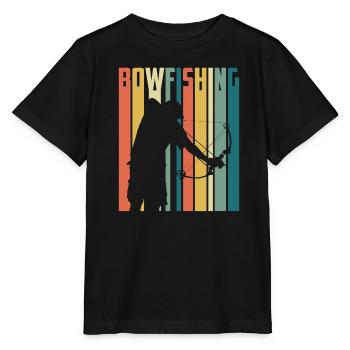 Bow Fishing Bow Hunter Fish Hunting Bow - Stanley/Stella MINI CREATOR Kids’ T-Shirt - black - Front - Mikhail (115cm)