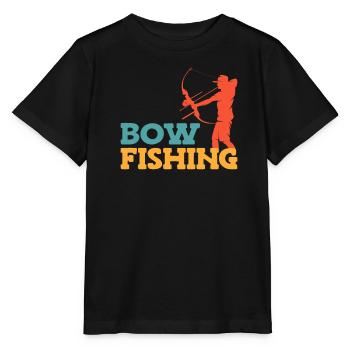 Bow Fishing Bow Hunter Fish Hunting Bow - Stanley/Stella MINI CREATOR Kids’ T-Shirt - black - Front - Mikhail (115cm)