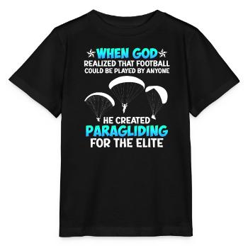 Parapente parapente pour l’élite - T-shirt bio MINI CREATOR Stanley/Stella Enfant - noir - Devant - Mikhail (115cm)