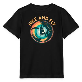 Randonnée en parapente et alpinisme en vol - T-shirt bio MINI CREATOR Stanley/Stella Enfant - noir - Devant - Mikhail (115cm)