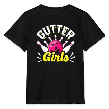 Bowling Damen Gutter Girls Shirt Bowler - Stanley/Stella MINI CREATOR Kids’ T-Shirt - black - Front - Mikhail (115cm)