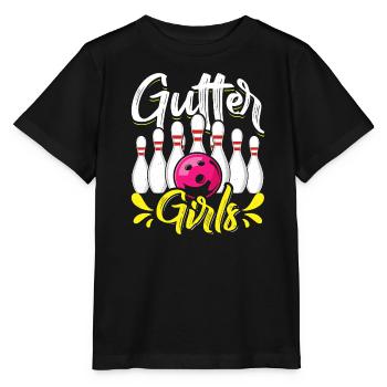 Bowling Damen Gutter Girls Shirt Bowler - Stanley/Stella MINI CREATOR Kids’ T-Shirt - black - Front - Mikhail (115cm)