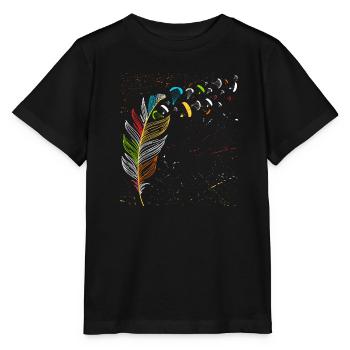 Parapente Vol Pissenlit Pilotes de Parapente - T-shirt bio MINI CREATOR Stanley/Stella Enfant - noir - Devant - Mikhail (115cm)