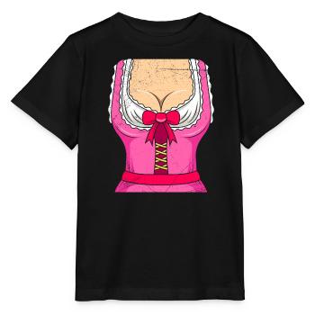Dirndl Bayerisch Trachten Shirt - Stanley/Stella Kinder T-Shirt MINI CREATOR  - Schwarz - Vorne - Mikhail (115cm)