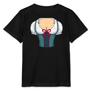Dirndl Bayerisch Trachten Shirt - Stanley/Stella Kinder T-Shirt MINI CREATOR  - Schwarz - Vorne - Mikhail (115cm)