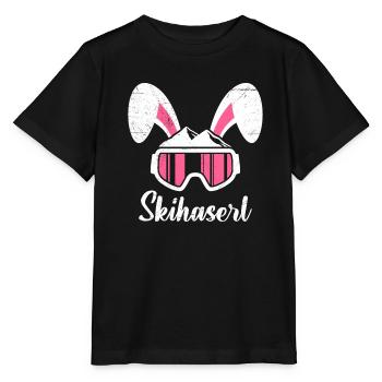 Skihaserl Skihasen Shirt Skihasen Apres Party - Stanley/Stella Kinder T-Shirt MINI CREATOR  - Schwarz - Vorne - Mikhail (115cm)