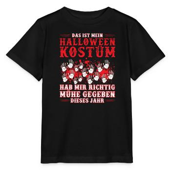 Horror Shirt Das ist mein Halloween Kostüm - Stanley/Stella Kinder T-Shirt MINI CREATOR  - Schwarz - Vorne - Mikhail (115cm)