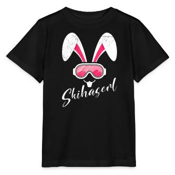 Skihaserl Skihasen Shirt Skihasen Apres Party - Stanley/Stella Kinder T-Shirt MINI CREATOR  - Schwarz - Vorne - Mikhail (115cm)