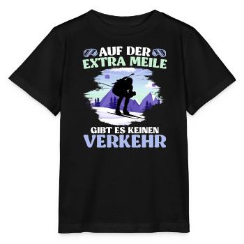 Skibergsteigen Auf der Extra Meile Kein Verkehr - Stanley/Stella Kinder T-Shirt MINI CREATOR  - Schwarz - Vorne - Mikhail (115cm)