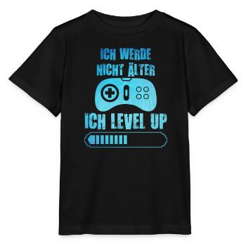 Video Spieler B-Day Werde nicht Älter Ich Level Up - Stanley/Stella Kinder T-Shirt MINI CREATOR  - Schwarz - Vorne - Mikhail (115cm)