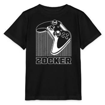 Gamer Gamer Video Games Controller Game Console - Stanley/Stella MINI CREATOR Kids’ T-Shirt - black - Front - Mikhail (115cm)