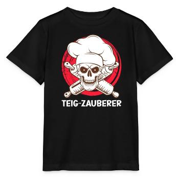 Teig Zauberer Backfans Backen Teigflüsterer - Stanley/Stella Kinder T-Shirt MINI CREATOR  - Schwarz - Vorne - Mikhail (115cm)