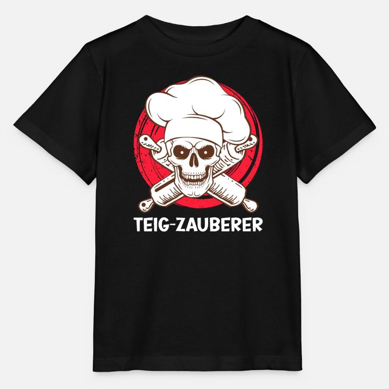 Teig Zauberer Backfans Backen Teigflüsterer - Stanley/Stella Kinder T-Shirt MINI CREATOR  - Schwarz