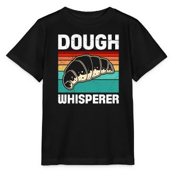 Dough Whisperer Baking Lover Baking Bakery - Stanley/Stella MINI CREATOR Kids’ T-Shirt - black - Front - Mikhail (115cm)