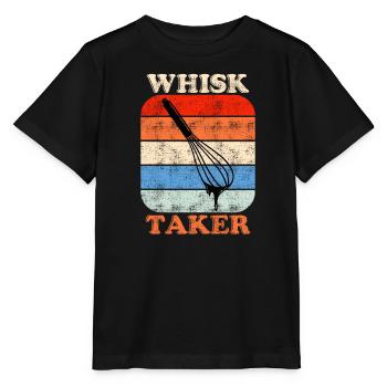 Bakery Whisk Taker Baking Lover Baking Dough - Stanley/Stella MINI CREATOR Kids’ T-Shirt - black - Front - Mikhail (115cm)