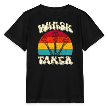 Bäcker Whisk Taker Backliebhaber Backen Teig - Stanley/Stella Kinder T-Shirt MINI CREATOR  - Schwarz - Vorne - Mikhail (115cm)