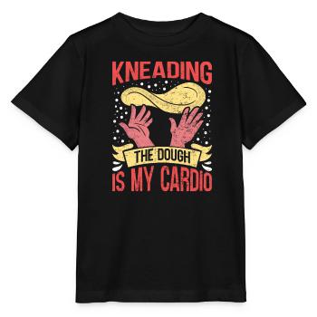 Pizza Maker Kneading the Dough is my Cardio - Stanley/Stella MINI CREATOR Kids’ T-Shirt - black - Front - Mikhail (115cm)