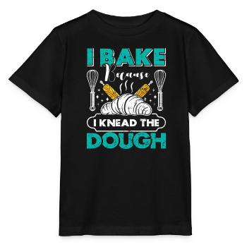 Backfans I Bake I Knead the Dough Backliebe - Stanley/Stella MINI CREATOR Kids’ T-Shirt - black - Front - Mikhail (115cm)