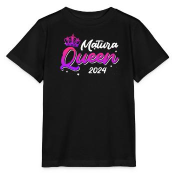 Matura Queen 2024 High School Graduation - Stanley/Stella MINI CREATOR Kids’ T-Shirt - black - Front - Mikhail (115cm)