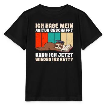 Abiturienten Habe das Abitur Geschafft Lustiges - Stanley/Stella Kinder T-Shirt MINI CREATOR  - Schwarz - Vorne - Mikhail (115cm)