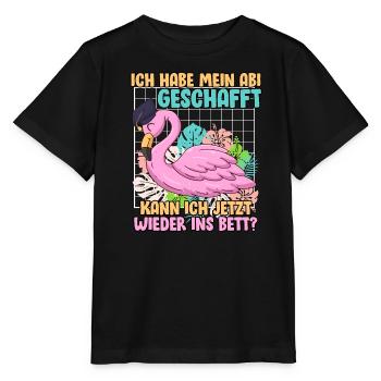 Abiturienten Habe mein Abitur Geschafft Lustiges - Stanley/Stella Kinder T-Shirt MINI CREATOR  - Schwarz - Vorne - Mikhail (115cm)
