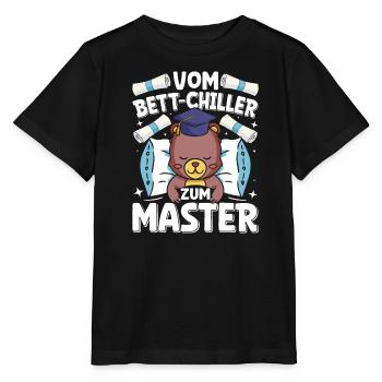 Mémoire de maîtrise réalisé du refroidisseur de lit au lit - T-shirt bio MINI CREATOR Stanley/Stella Enfant - noir - Devant - Mikhail (115cm)