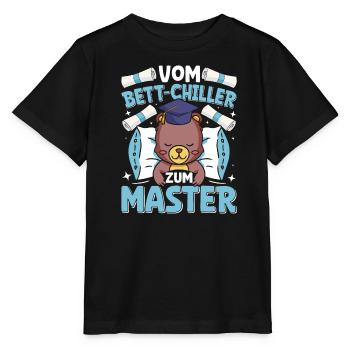 Mémoire de maîtrise réalisé du refroidisseur de lit au lit - T-shirt bio MINI CREATOR Stanley/Stella Enfant - noir - Devant - Mikhail (115cm)