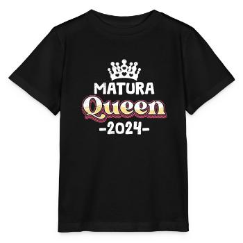Matura Queen 2024 High School Graduation - Stanley/Stella MINI CREATOR Kids’ T-Shirt - black - Front - Mikhail (115cm)
