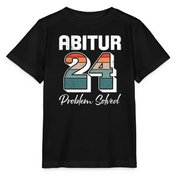 Abi 2024 Abitur School Leaving Certificate High School Graduates - Stanley/Stella MINI CREATOR Kids’ T-Shirt - black - Front - Mikhail (115cm)