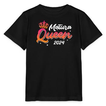 Matura Queen 2024 High School Graduation - Stanley/Stella MINI CREATOR Kids’ T-Shirt - black - Front - Mikhail (115cm)