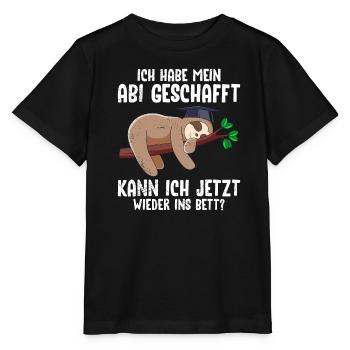 Lustig Abiturient Habe mein Abi Geschafft - Stanley/Stella Kinder T-Shirt MINI CREATOR  - Schwarz - Vorne - Mikhail (115cm)