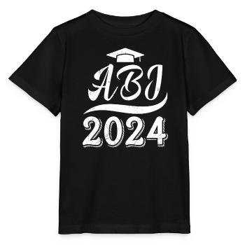 Abi 2024 Abitur School Leaving Certificate High School Graduates - Stanley/Stella MINI CREATOR Kids’ T-Shirt - black - Front - Mikhail (115cm)