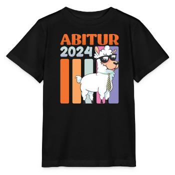 High School Diploma 2024 Llama High School Graduates Graduation - Stanley/Stella MINI CREATOR Kids’ T-Shirt - black - Front - Mikhail (115cm)