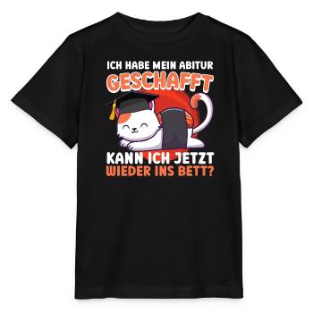 Les diplômés du secondaire ont passé mes A-levels drôle - T-shirt bio MINI CREATOR Stanley/Stella Enfant - noir - Devant - Mikhail (115cm)