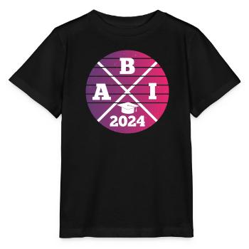 ABI 2024 Certificat de fin d’études secondaires Abitur Abitur - T-shirt bio MINI CREATOR Stanley/Stella Enfant - noir - Devant - Mikhail (115cm)