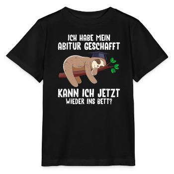 Lustig Abiturient Habe mein Abi Geschafft - Stanley/Stella Kinder T-Shirt MINI CREATOR  - Schwarz - Vorne - Mikhail (115cm)