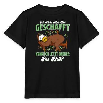 Abiturient Habe Mein Abi Geschafft Abschluss - Stanley/Stella Kinder T-Shirt MINI CREATOR  - Schwarz - Vorne - Mikhail (115cm)