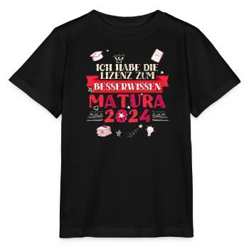 Maturantin Die Lizenz zum Besserwissen Matura - Stanley/Stella Kinder T-Shirt MINI CREATOR  - Schwarz - Vorne - Mikhail (115cm)