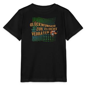 Glückwunsch zur Flucht Verräter Lustiges - Stanley/Stella Kinder T-Shirt MINI CREATOR  - Schwarz - Vorne - Mikhail (115cm)