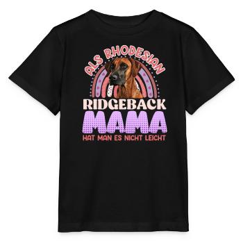Ridgeback ALS RHODESIAN RIDGEBACK MAMA Lustiges - Stanley/Stella Kinder T-Shirt MINI CREATOR  - Schwarz - Vorne - Mikhail (115cm)