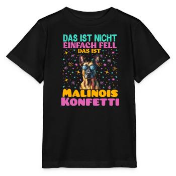 Malinois DAS IST NICHT FELL DAS IST MALINOIS - Stanley/Stella Kinder T-Shirt MINI CREATOR  - Schwarz - Vorne - Mikhail (115cm)