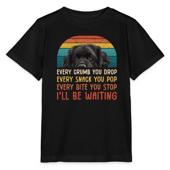 Newfie CHAQUE MIETTE QUE VOUS LAISSEZ TOMBER, CHAQUE COLLATION QUE VOUS FAITES ÉCLATER - T-shirt bio MINI CREATOR Stanley/Stella Enfant - noir - Devant - Mikhail (115cm)