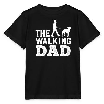 Boxeur allemand LE PAPA QUI MARCHE Drôle - T-shirt bio MINI CREATOR Stanley/Stella Enfant - noir - Devant - Mikhail (115cm)