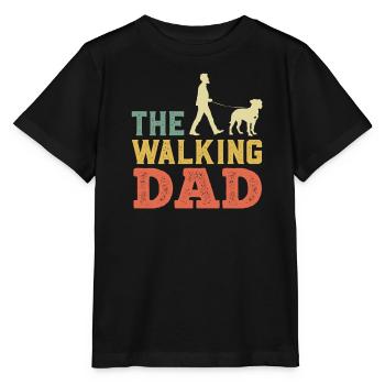 Boxeur allemand LE PAPA QUI MARCHE Drôle - T-shirt bio MINI CREATOR Stanley/Stella Enfant - noir - Devant - Mikhail (115cm)